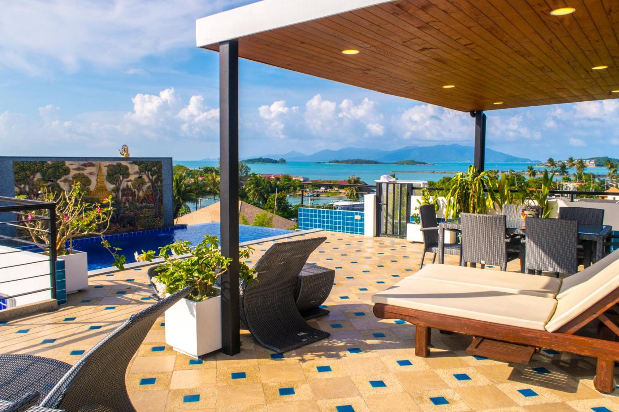 Celebrity Ocean View Villa Samui Bangrak pláž Exteriér fotografie