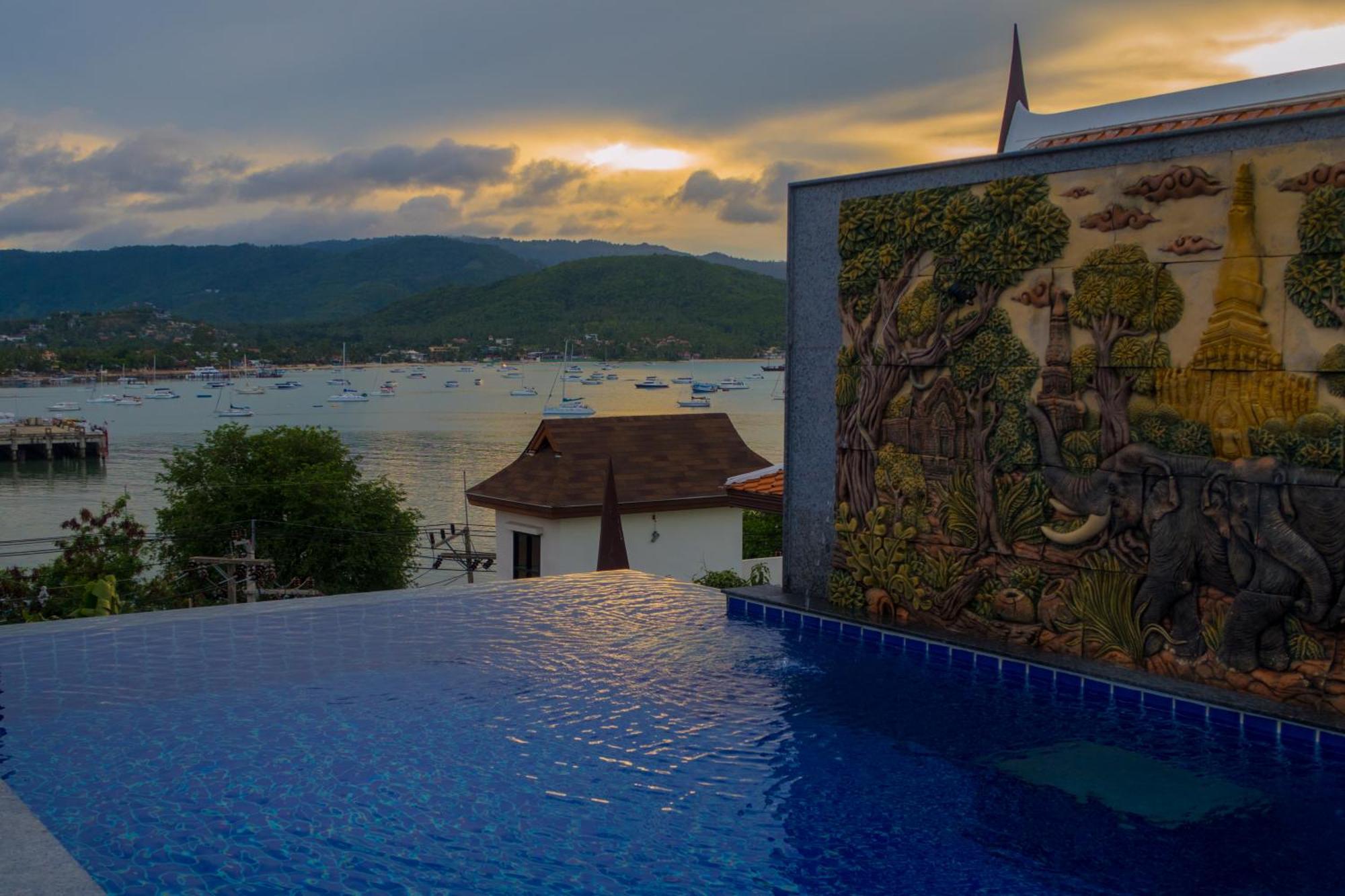 Celebrity Ocean View Villa Samui Bangrak pláž Exteriér fotografie