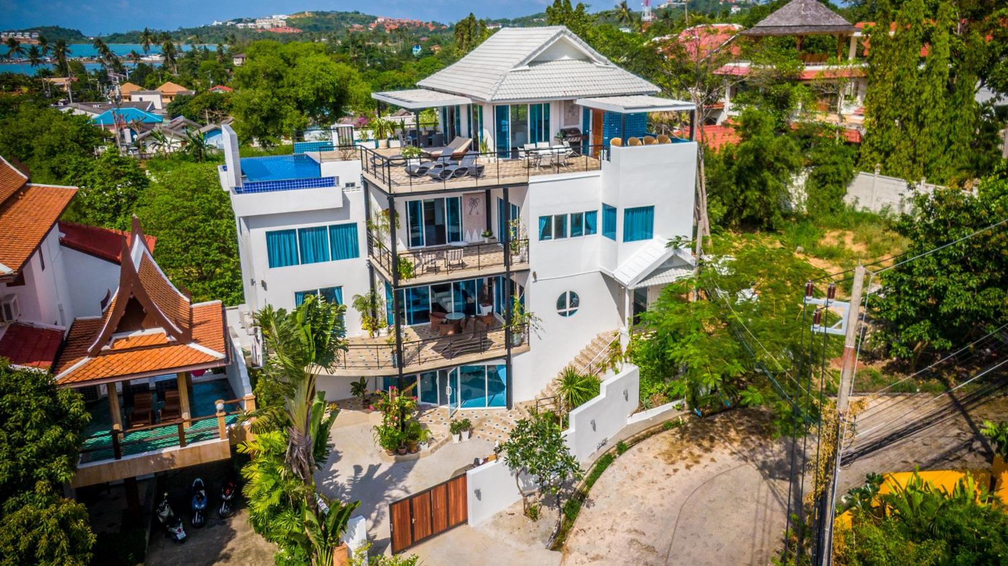 Celebrity Ocean View Villa Samui Bangrak pláž Exteriér fotografie