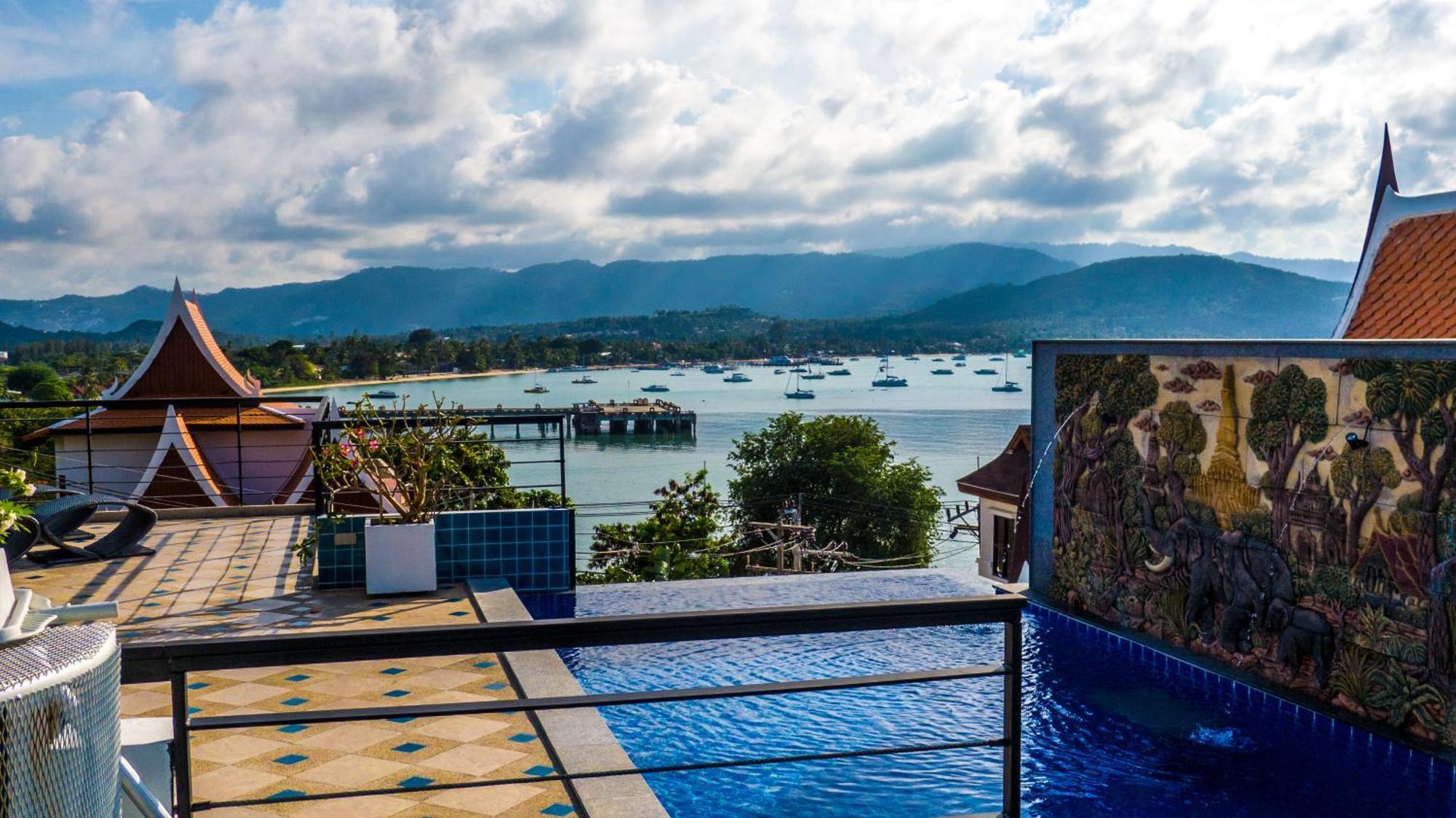 Celebrity Ocean View Villa Samui Bangrak pláž Exteriér fotografie