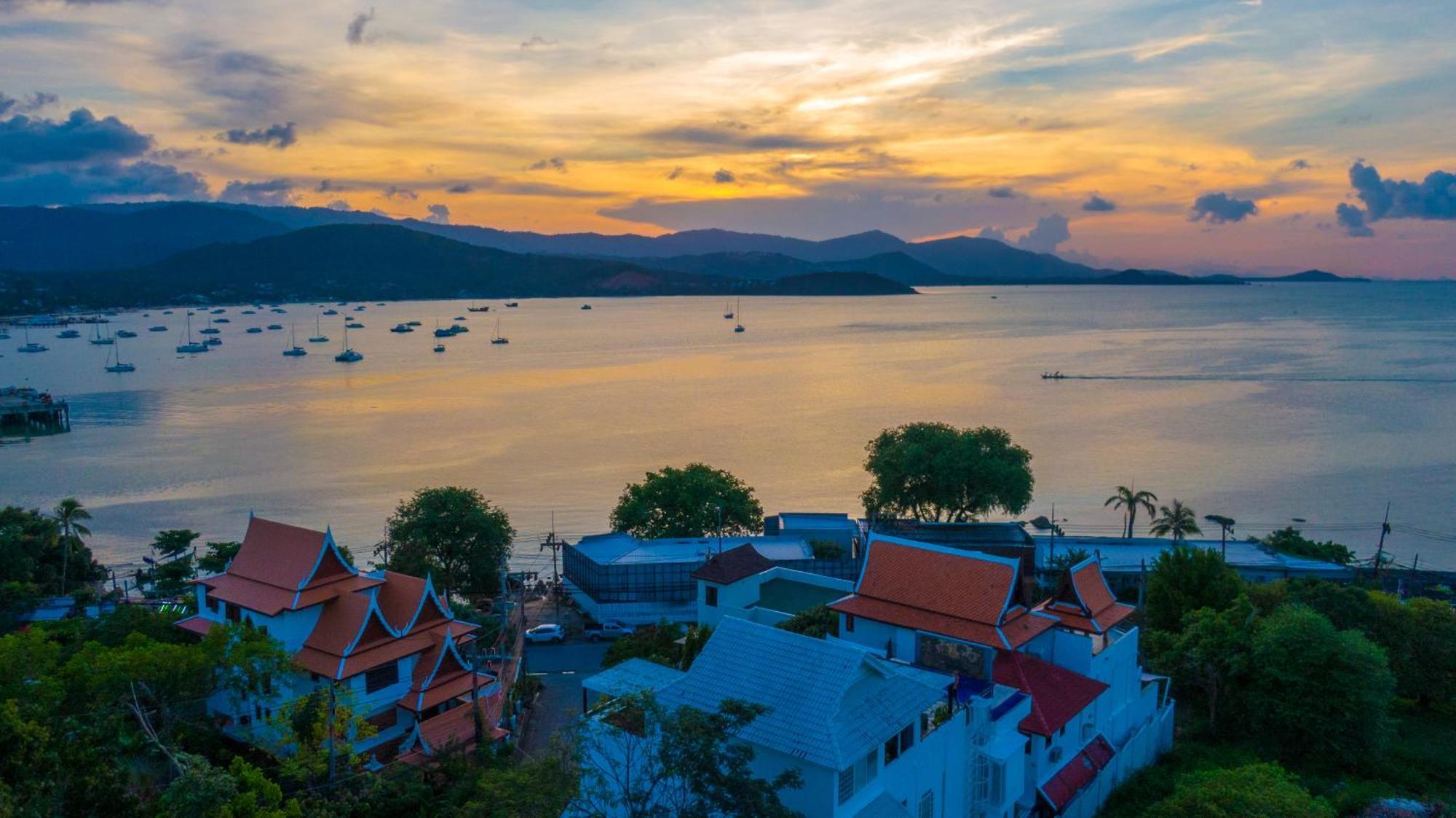 Celebrity Ocean View Villa Samui Bangrak pláž Exteriér fotografie