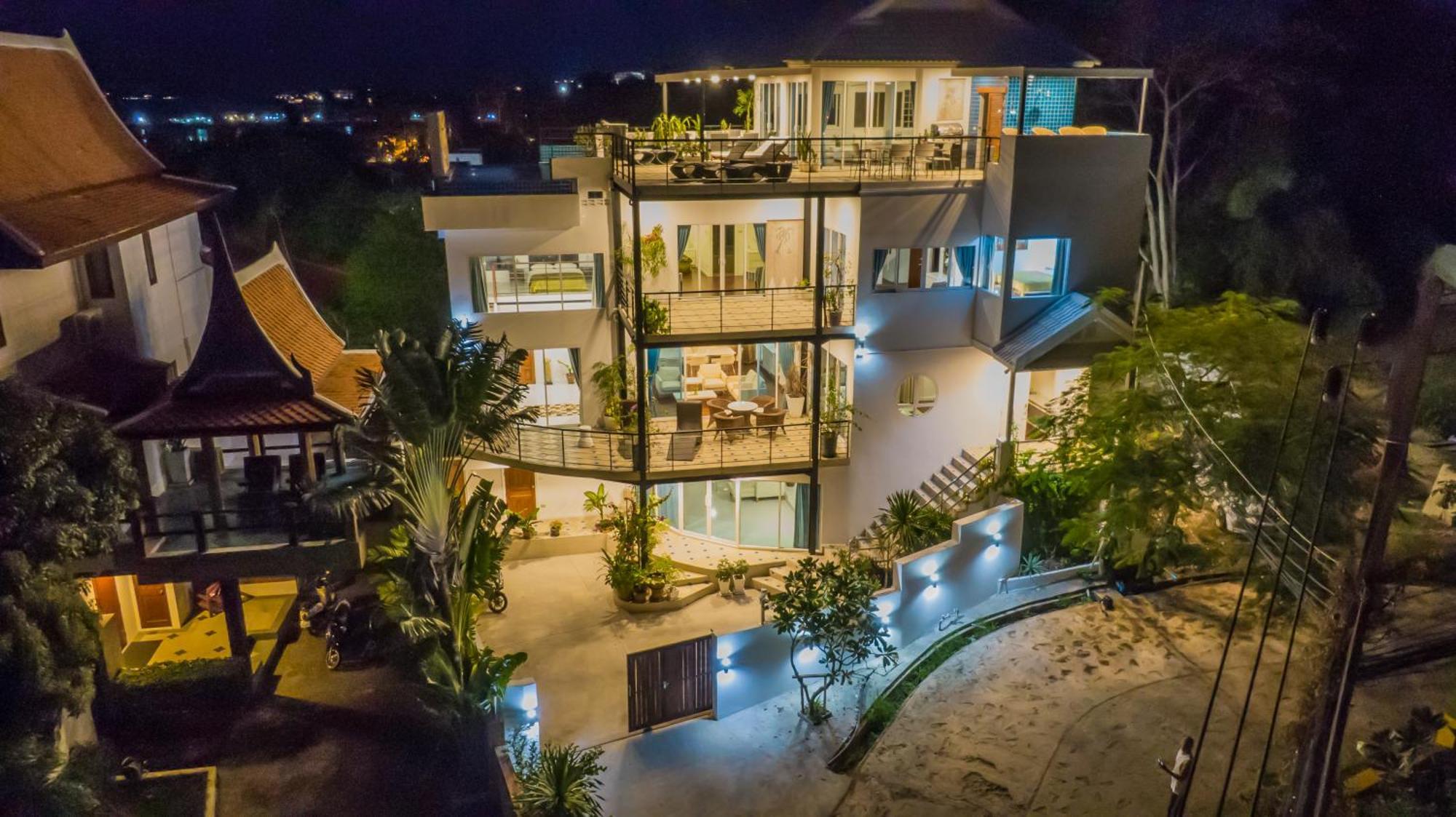 Celebrity Ocean View Villa Samui Bangrak pláž Exteriér fotografie