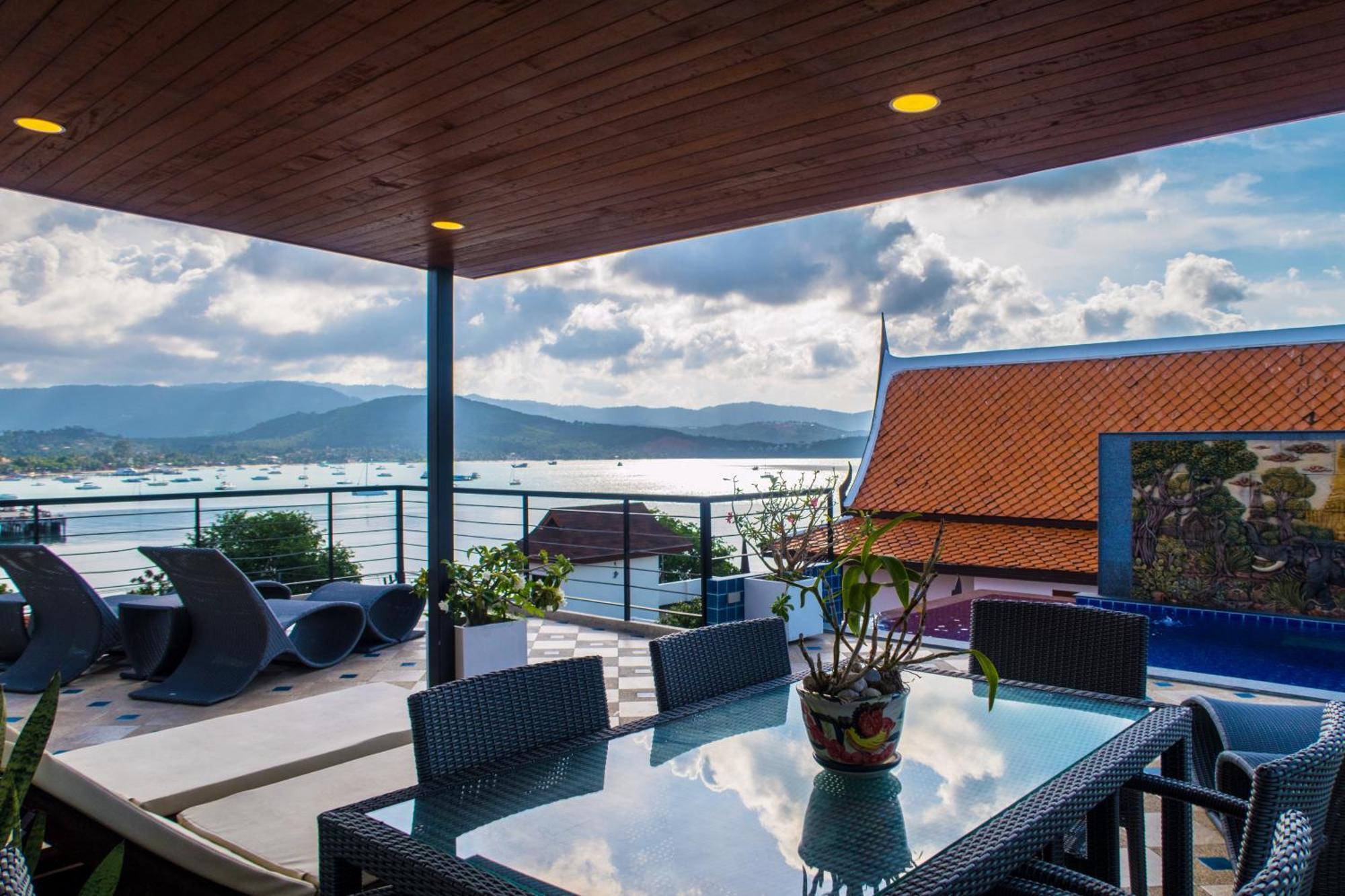 Celebrity Ocean View Villa Samui Bangrak pláž Exteriér fotografie